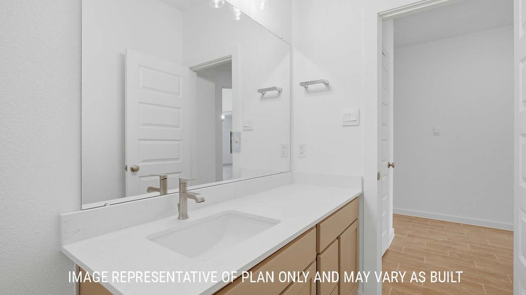 Furnished interior view inside a new home in The Woods, Lumberton (Image 9).