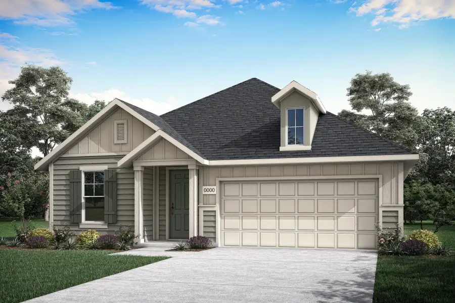 Representative exterior photo of a completed home built from the Savannah by Tri Pointe Homes in Bridgewater, Midlothian, TX (Image 18). Representative exterior photo of a completed home built from the Savannah by Tri Pointe Homes in Bridgewater, Midlothian, TX (Image 18).