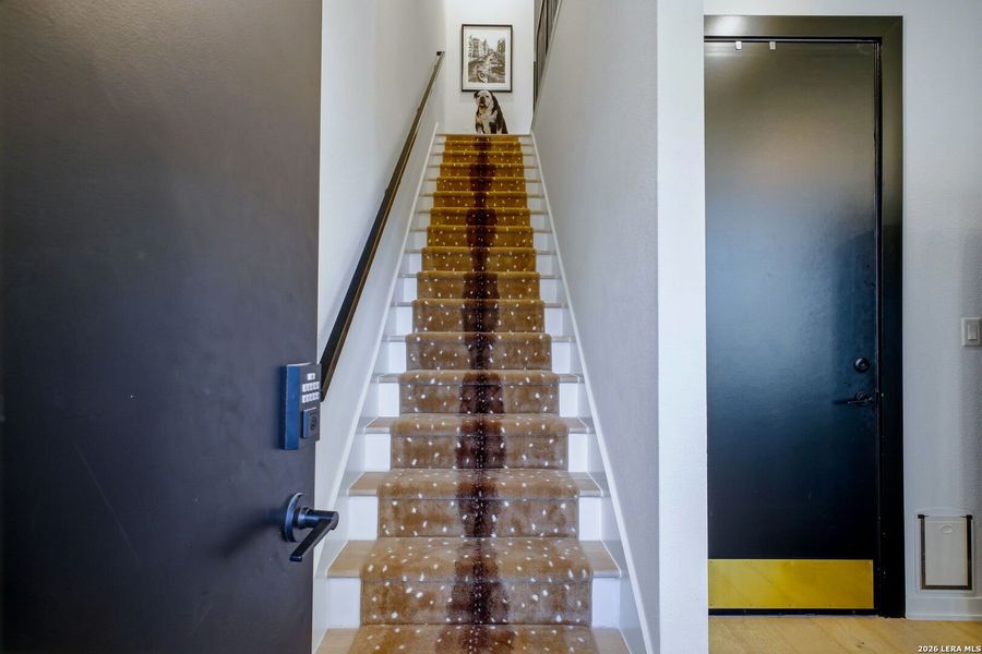 Close-up of interior finishes inside a home in Grayson House, San Antonio (Image 22). Close-up of interior finishes inside a home in Grayson House, San Antonio (Image 22).