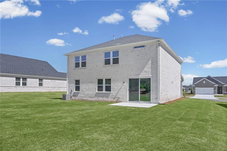 Exterior details and patio area of a home in Overland, Locust Grove (Image 4). Exterior details and patio area of a home in Overland, Locust Grove (Image 4).