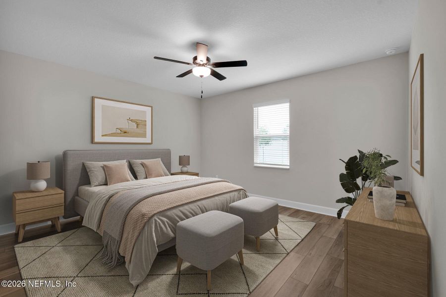 Furnished interior view inside a new home in , Jacksonville (Image 8).