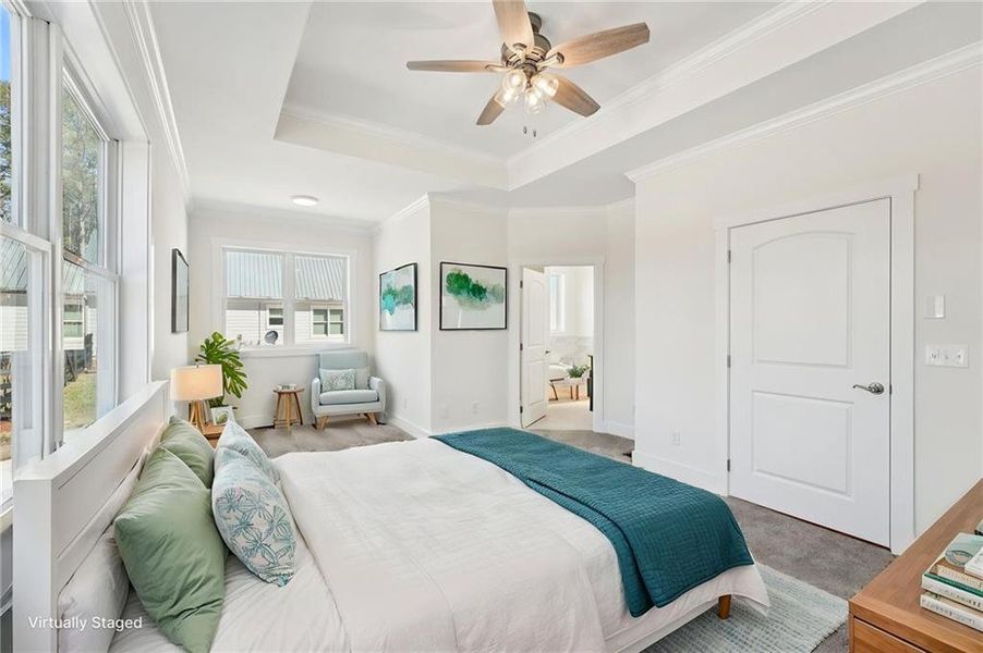 Furnished interior view inside a new home in , Canton (Image 19).