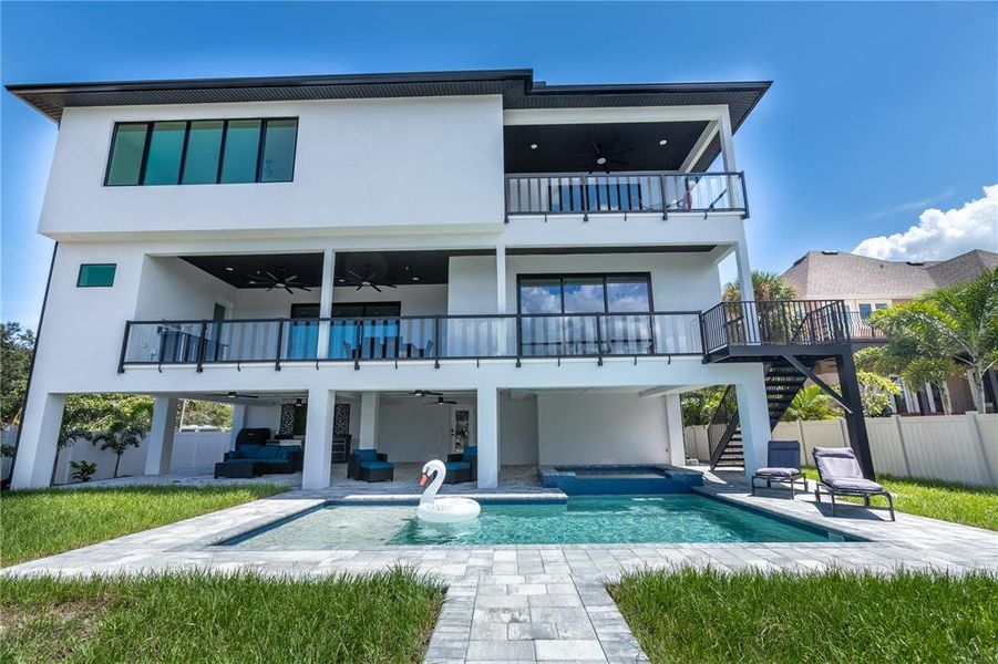 Front exterior of a new home in , St. Petersburg, FL, highlighting curb appeal (Image 25).