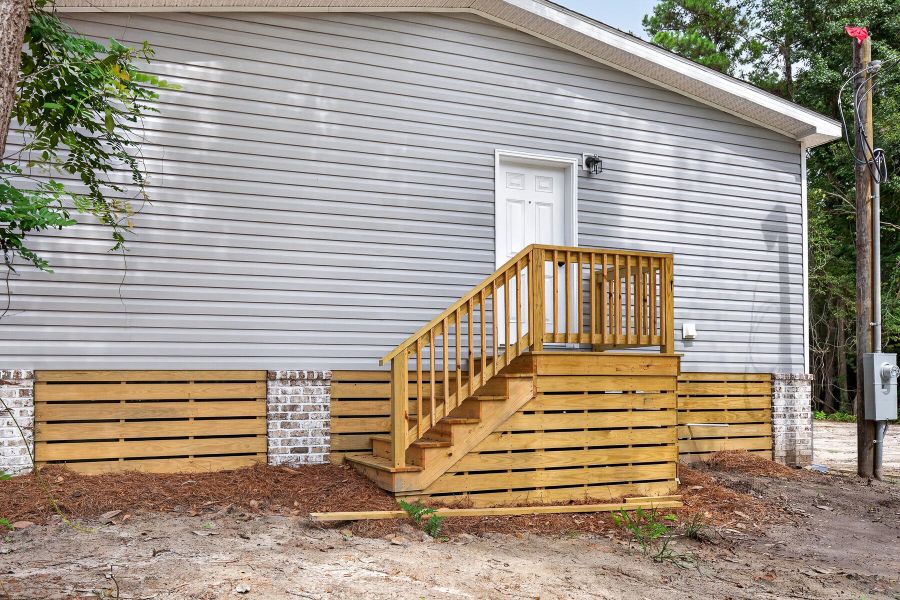 Exterior details and patio area of a home in , St. George (Image 30). Exterior details and patio area of a home in , St. George (Image 30).
