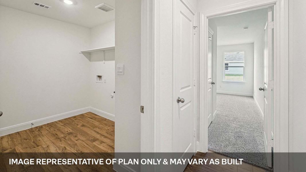 Spacious, unfurnished interior of a new home in Railhead, Cedar Creek (Image 23).