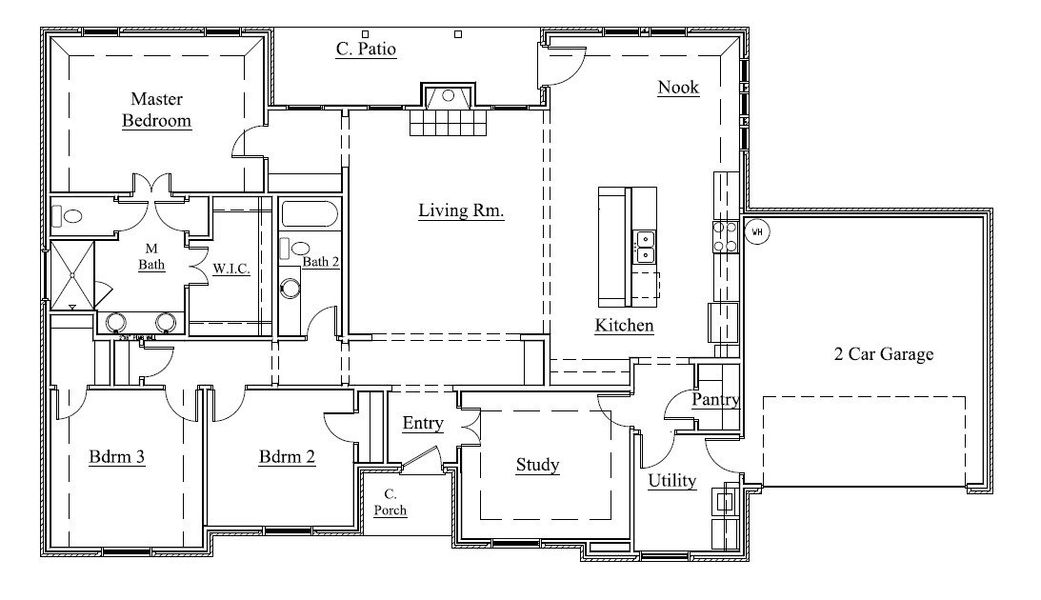2D floor plan layout of this home in Stoneview, Glen Rose, TX (Image 2). 2D floor plan layout of this home in Stoneview, Glen Rose, TX (Image 2).