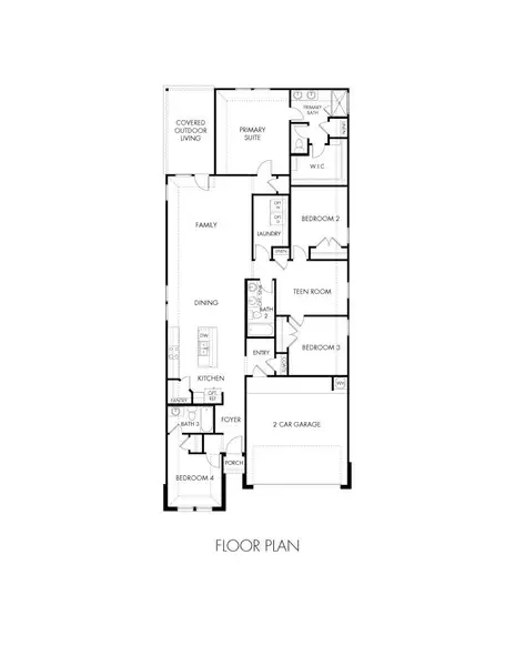 View of floor plan / room layout