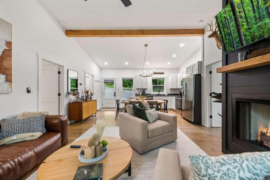 Furnished interior view inside a new home in , Morganton (Image 8).