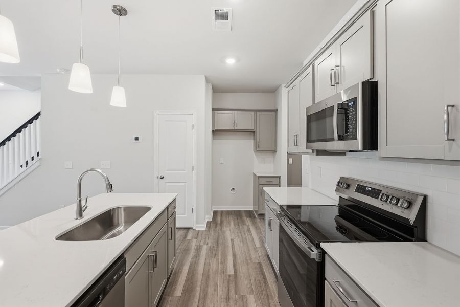 Furnished interior view inside a new home in Lakeview Village, Charlotte (Image 7).