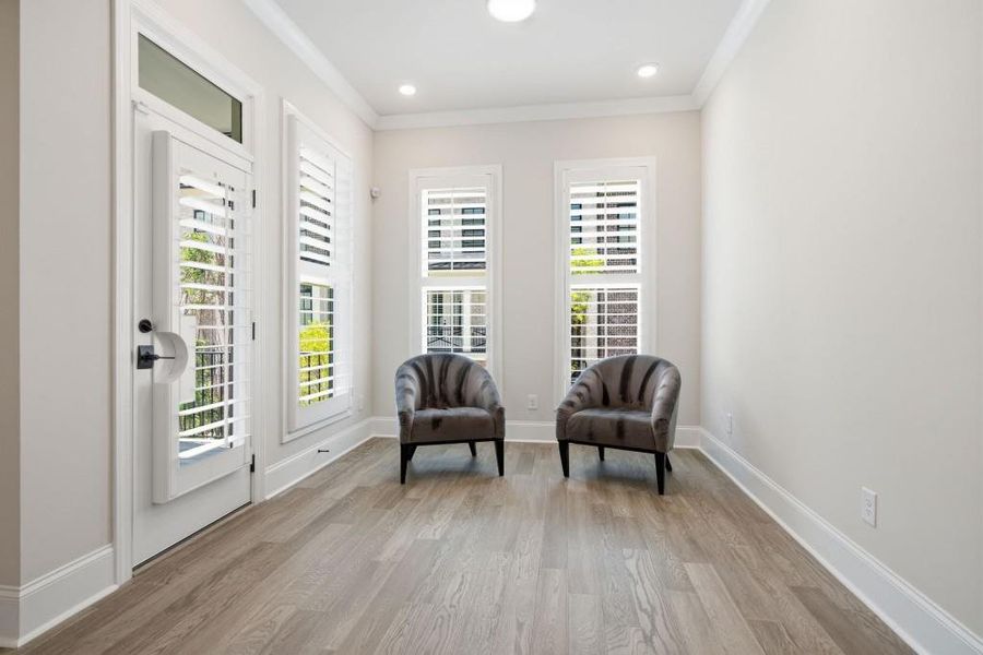 Furnished interior view inside a new home in , Alpharetta (Image 38).