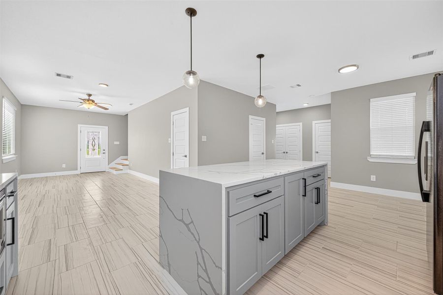 Furnished interior view inside a new home in , Cleveland (Image 14).