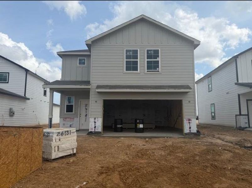 In-progress construction of a new home in Katy Reserve, Katy, TX (Image 27).