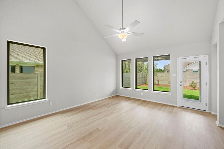 Spacious, unfurnished interior of a new home in Two Step Farm, Montgomery (Image 26). Spacious, unfurnished interior of a new home in Two Step Farm, Montgomery (Image 26).