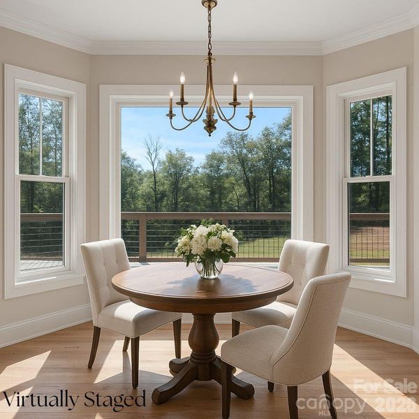 Furnished interior view inside a new home in , Connelly Springs (Image 6).