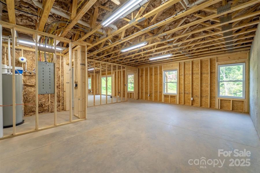 In-progress construction of a new home in , Clyde, NC (Image 29).