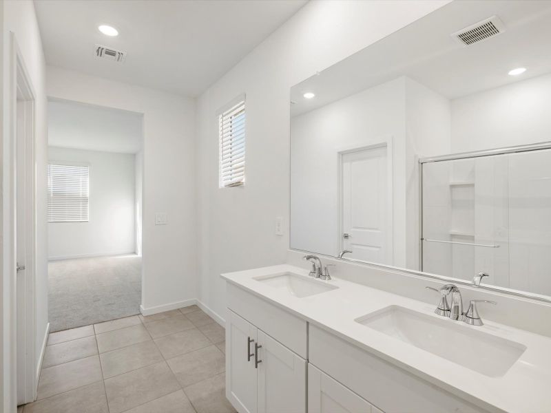 Furnished interior view inside a new home in Wildera, San Tan Valley (Image 3).