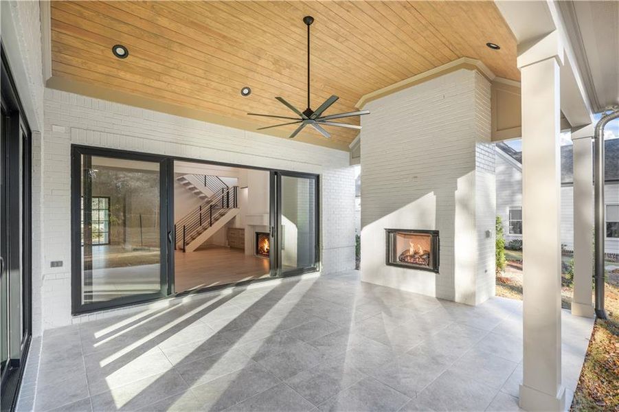 Exterior details and patio area of a home in , Alpharetta (Image 3). Exterior details and patio area of a home in , Alpharetta (Image 3).