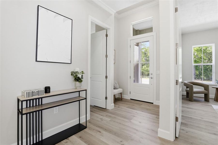 Furnished interior view inside a new home in , Newberry (Image 19).