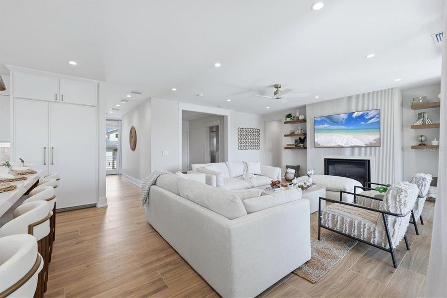 Furnished interior view inside a new home in , Anna Maria (Image 10).