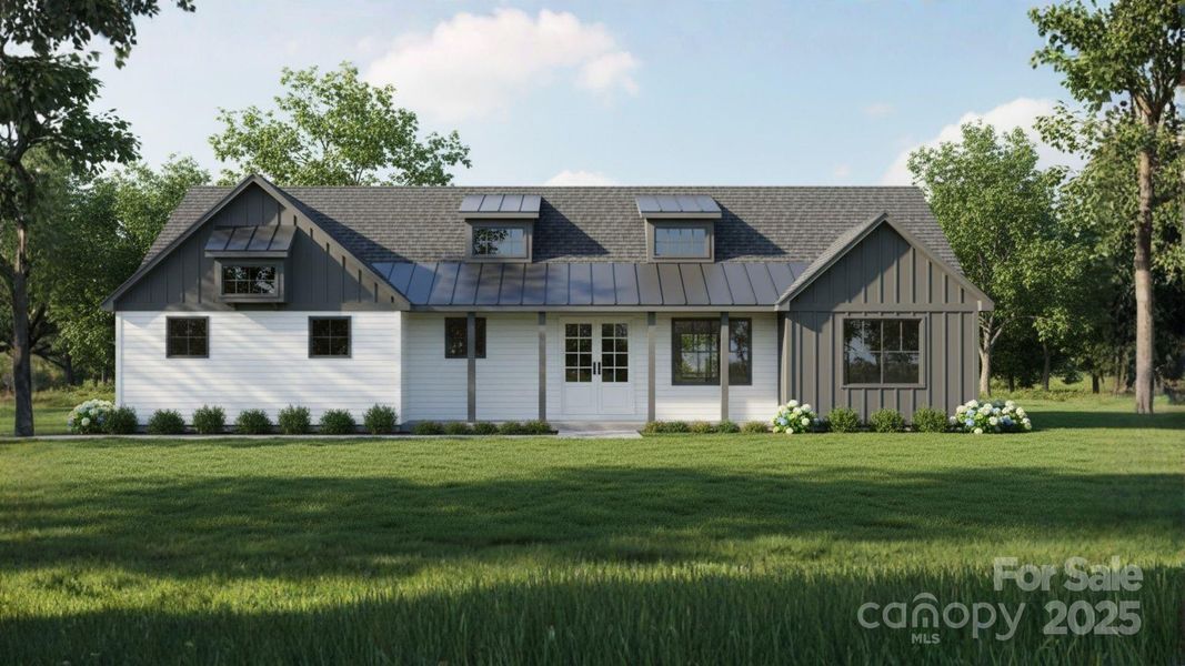 Front exterior of a new home in , Etowah, NC, highlighting curb appeal (Image 1). Front exterior of a new home in , Etowah, NC, highlighting curb appeal (Image 1).