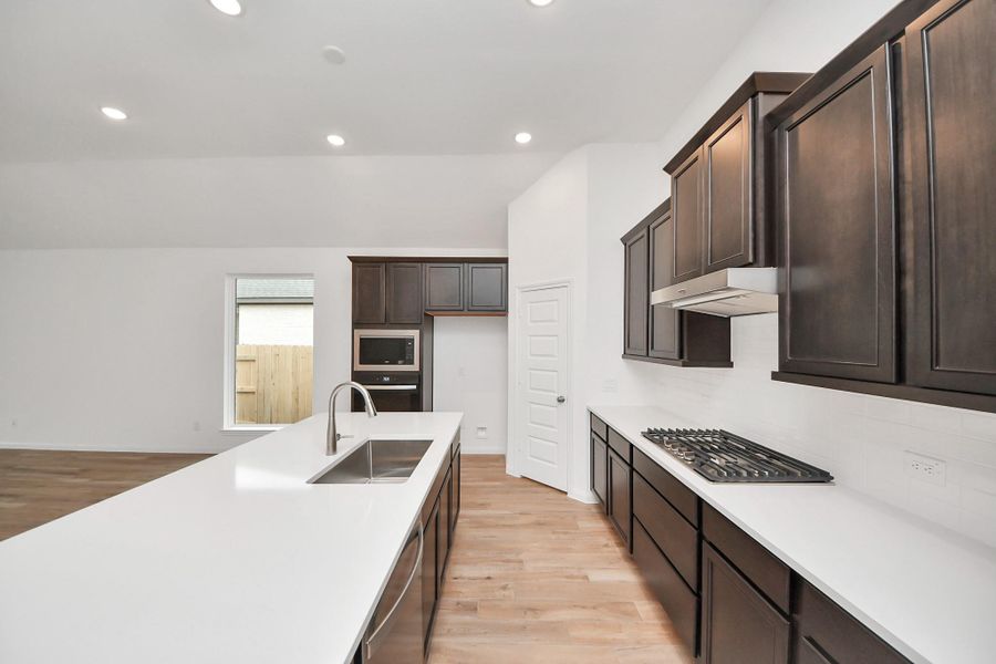 Furnished interior view inside a new home in 50' Traditional Homes at Elyson, Katy (Image 6). Furnished interior view inside a new home in 50' Traditional Homes at Elyson, Katy (Image 6).