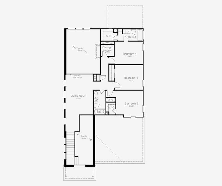 2D floor plan layout for the Travis by Scott Felder Homes in The Crossvine, Schertz, TX (Image 4). 2D floor plan layout for the Travis by Scott Felder Homes in The Crossvine, Schertz, TX (Image 4).