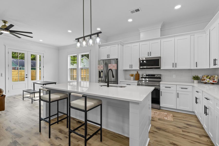 Furnished interior view inside a new home in , North Charleston (Image 29).