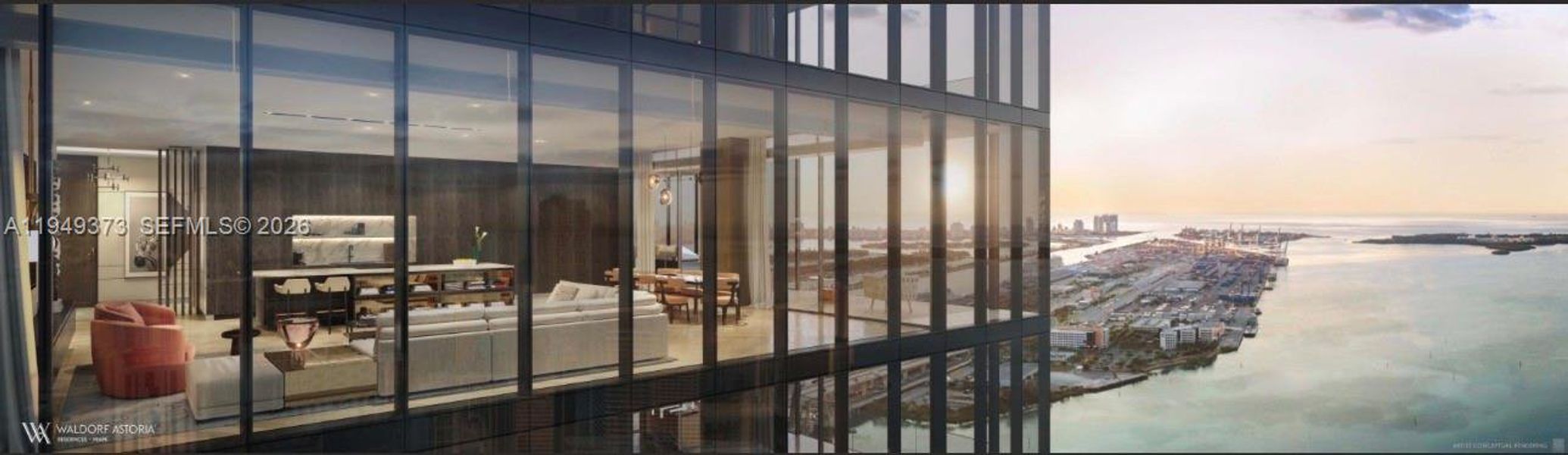 Condo located in Miami, FL showcasing its design and architecture (Image 2). Condo located in Miami, FL showcasing its design and architecture (Image 2).