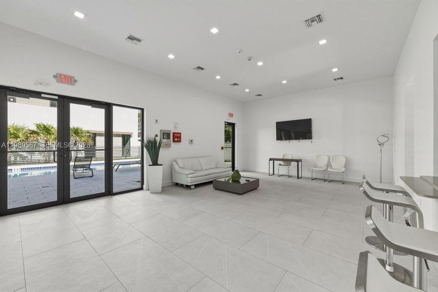 Furnished interior view inside a new home in , Dania Beach (Image 15). Furnished interior view inside a new home in , Dania Beach (Image 15).