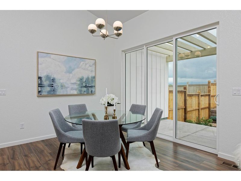 Furnished interior view inside a new home in West Grange, Longmont (Image 19).