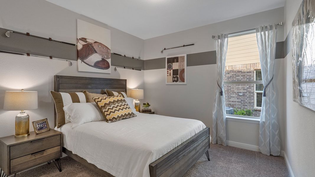 Furnished interior view inside a new home in Morningstar, Aledo (Image 40).