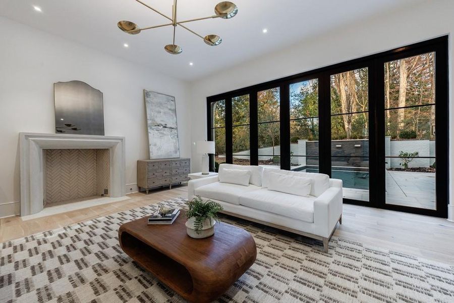 Furnished interior view inside a new home in , Atlanta (Image 80). Furnished interior view inside a new home in , Atlanta (Image 80).