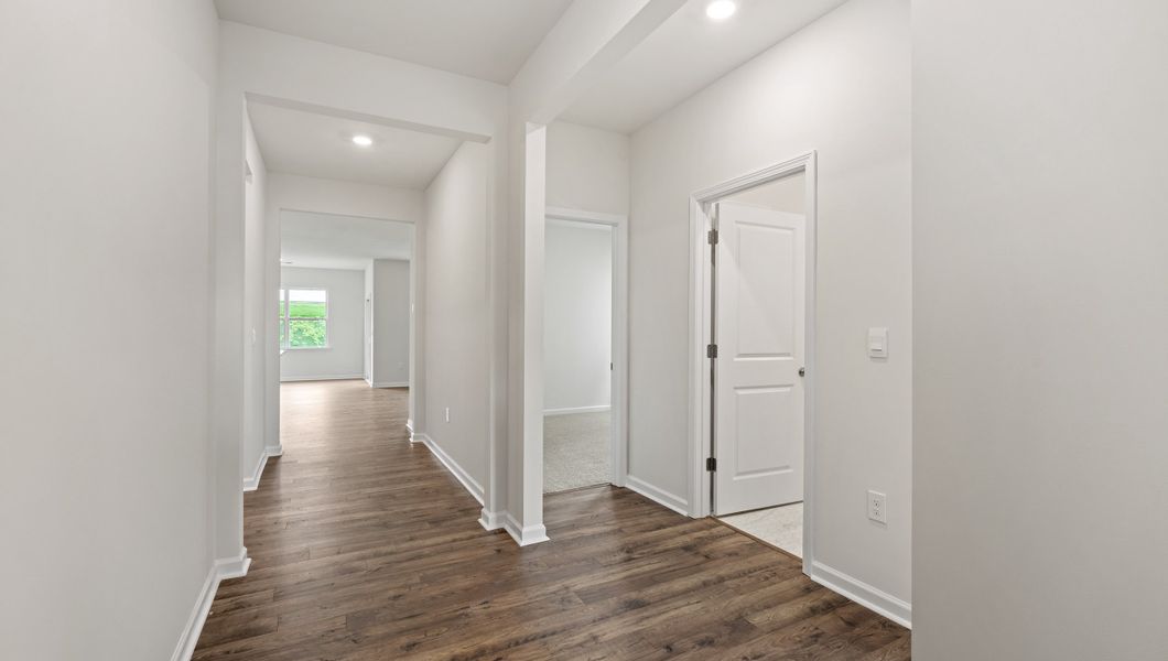 Representative unfurnished interior of a home built from the ARIA by D.R. Horton in Baxter Village, Boiling Springs (Image 12). Representative unfurnished interior of a home built from the ARIA by D.R. Horton in Baxter Village, Boiling Springs (Image 12).