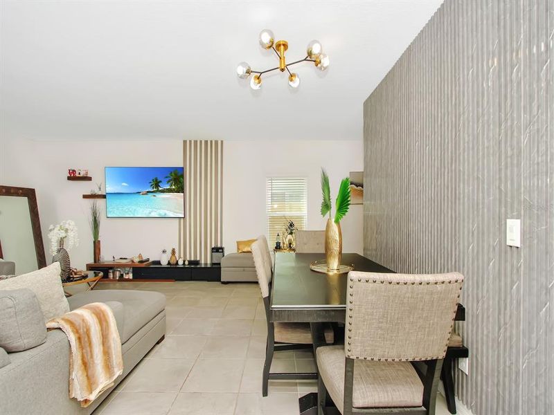 Furnished interior view inside a new home in , Kissimmee (Image 35).