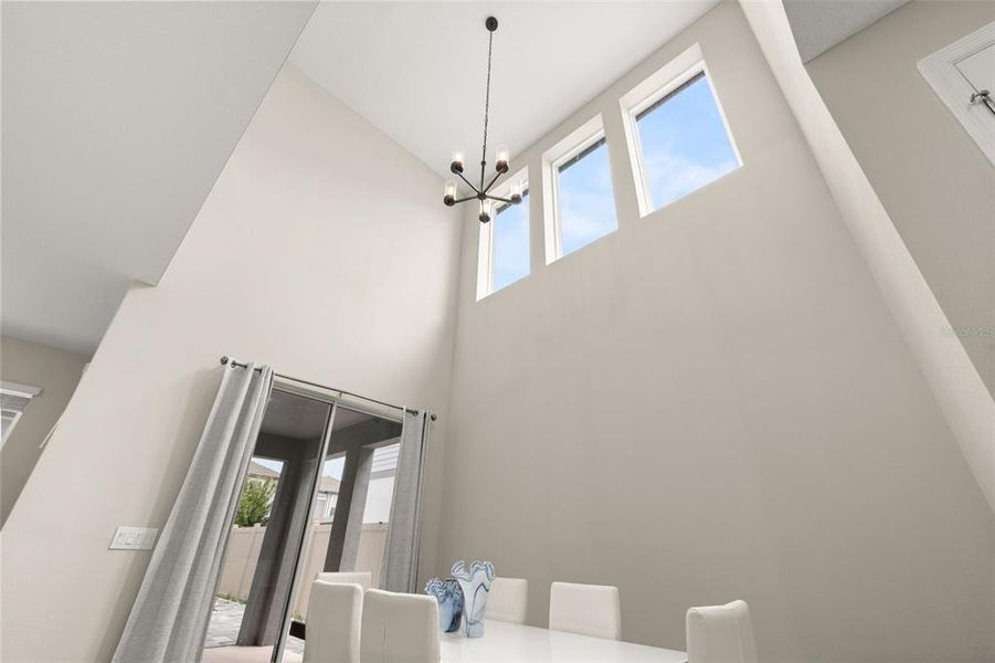 Furnished interior view inside a new home in Highland Ridge, Winter Garden (Image 34).
