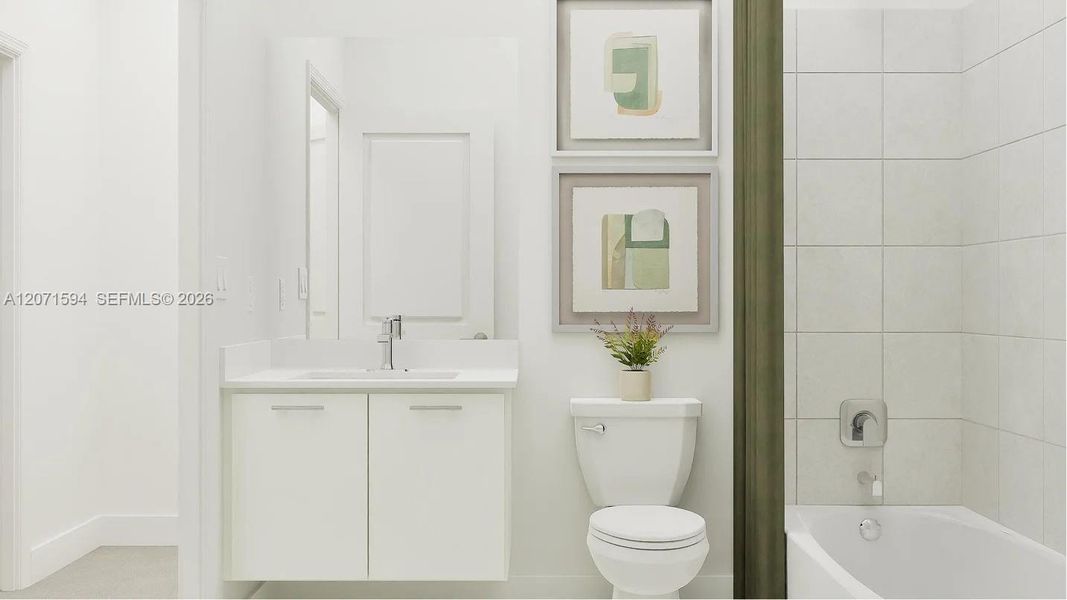 Furnished interior view inside a new home in Altessa at Wilton Manors, Wilton Manors (Image 15).