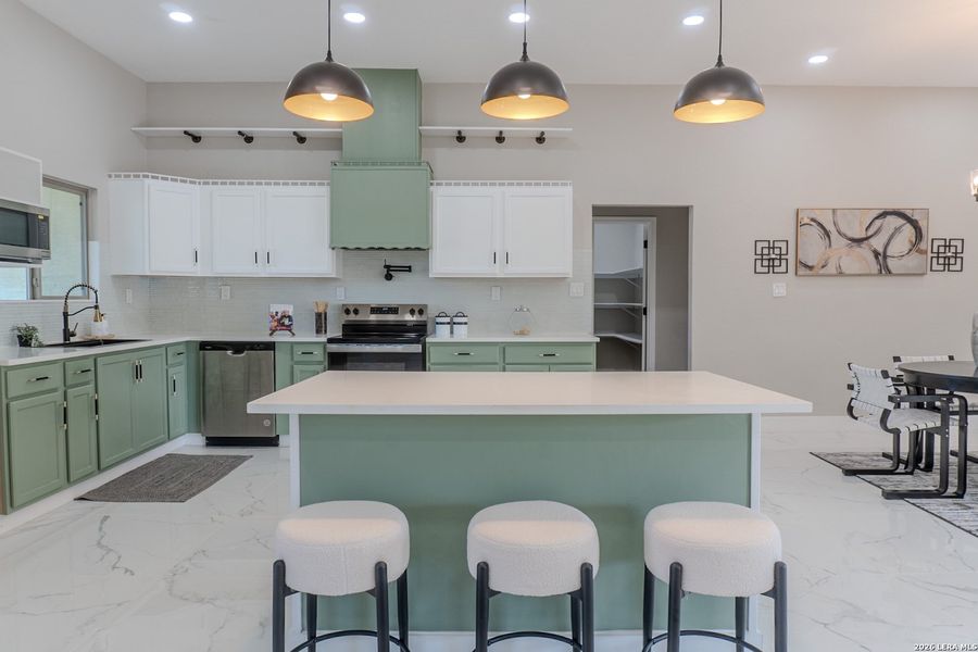 Furnished interior view inside a new home in , Lytle (Image 36).