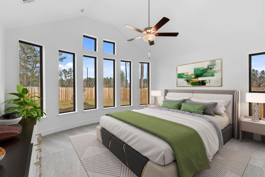 Furnished interior view inside a new home in Colton, Todd Mission (Image 10).