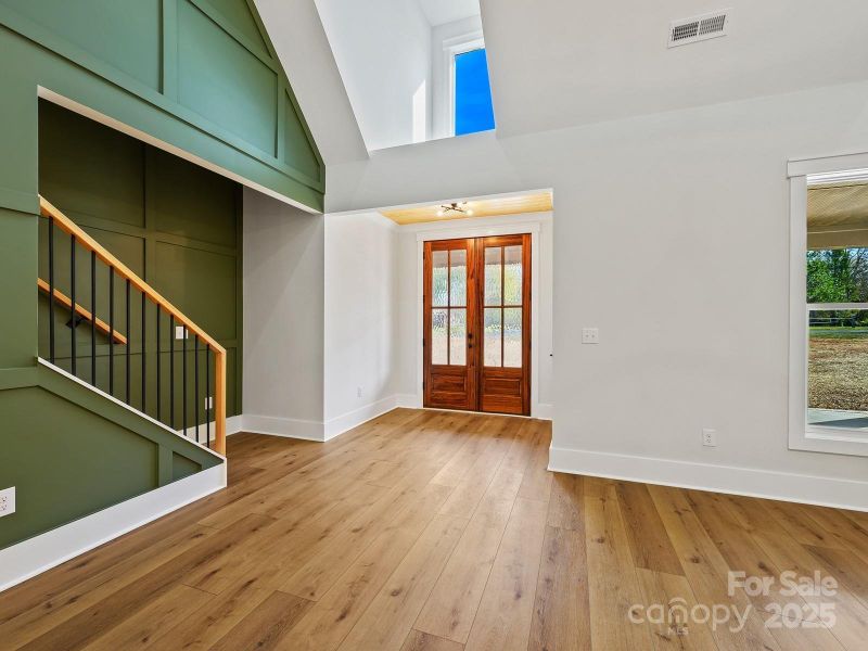 Entryway with Custom Doors