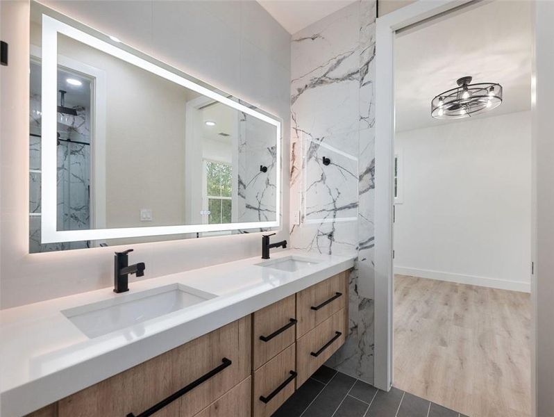 Furnished interior view inside a new home in , Cumming (Image 6).