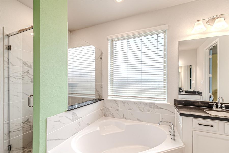 Furnished interior view inside a new home in Bridgeland: Heritage Collection, Cypress (Image 24). Furnished interior view inside a new home in Bridgeland: Heritage Collection, Cypress (Image 24).