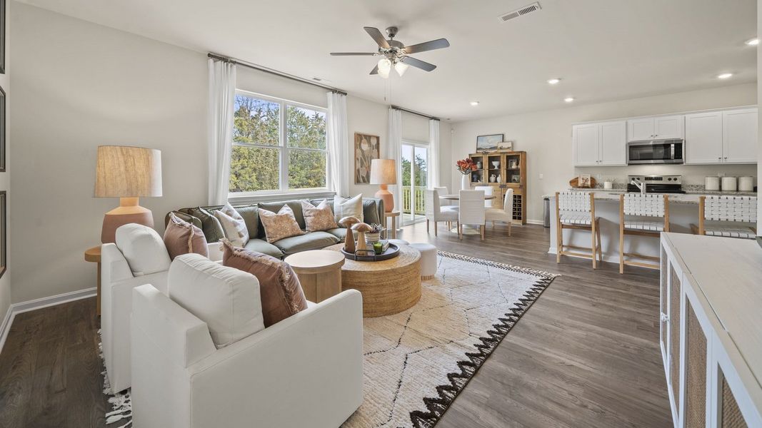 Furnished interior view inside a new home in Tooley Harbor, Elizabeth City (Image 16).