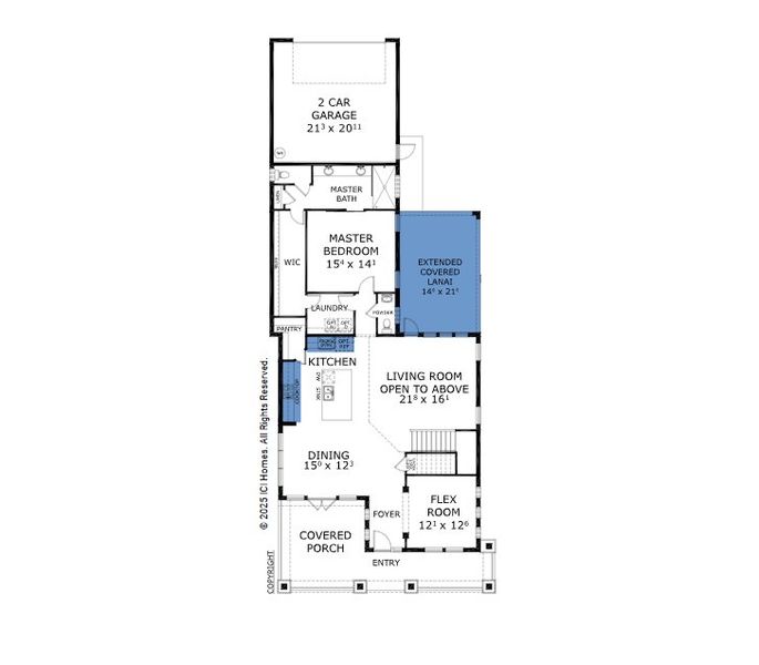 2D floor plan layout of this home in Oakmont, Gainesville, FL (Image 6).