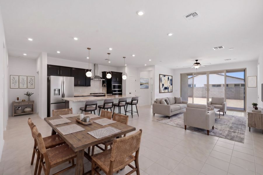 Furnished interior view inside a new home in Marbella at Windrose, Waddell (Image 6).