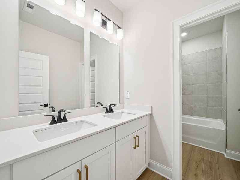 Furnished interior view inside a new home in Vines at Mill Creek - Legacy Series, Braselton (Image 8).