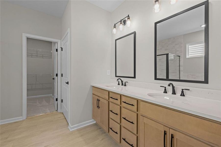Furnished interior view inside a new home in Easton Park, Dallas (Image 9). Furnished interior view inside a new home in Easton Park, Dallas (Image 9).