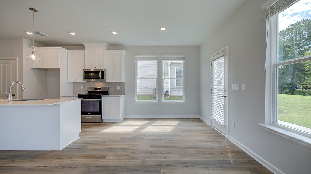 Representative furnished interior of a home built from the Kelsey by DRB Homes in Abbotts Crossing, Conyers (Image 8).