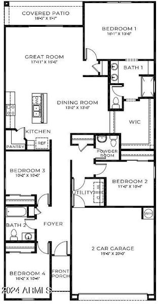 Harris MLS Floorplan