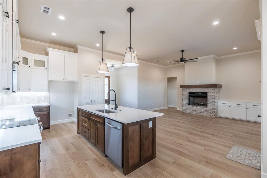 Furnished interior view inside a new home in , Tuscola (Image 9).