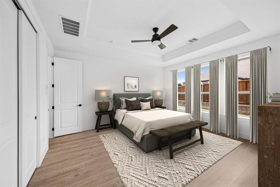 Furnished interior view inside a new home in Sterling Greene, Arlington (Image 20). Furnished interior view inside a new home in Sterling Greene, Arlington (Image 20).